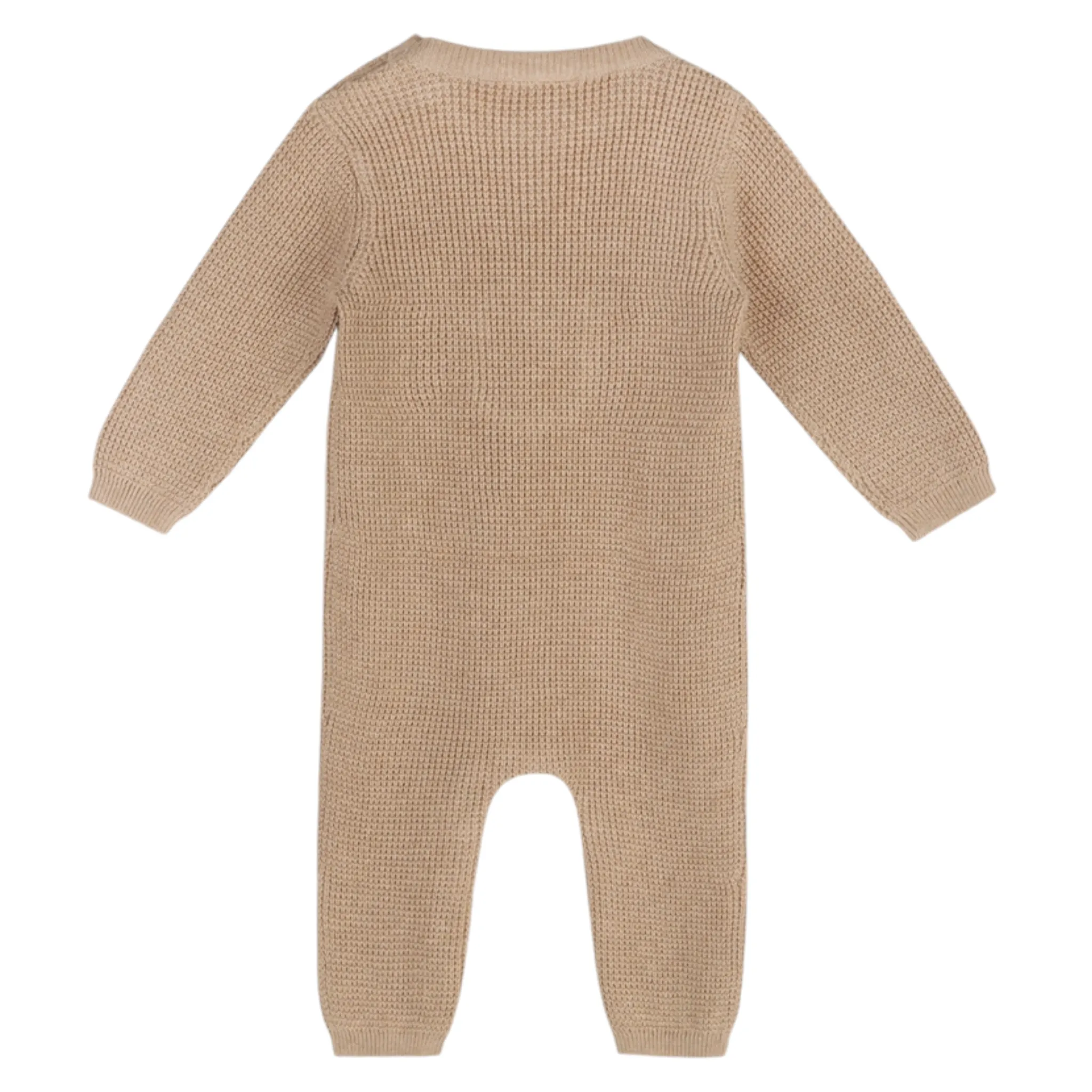 Viverano Organics Lion Applique Chunky Sweater Knit Jumpsuit