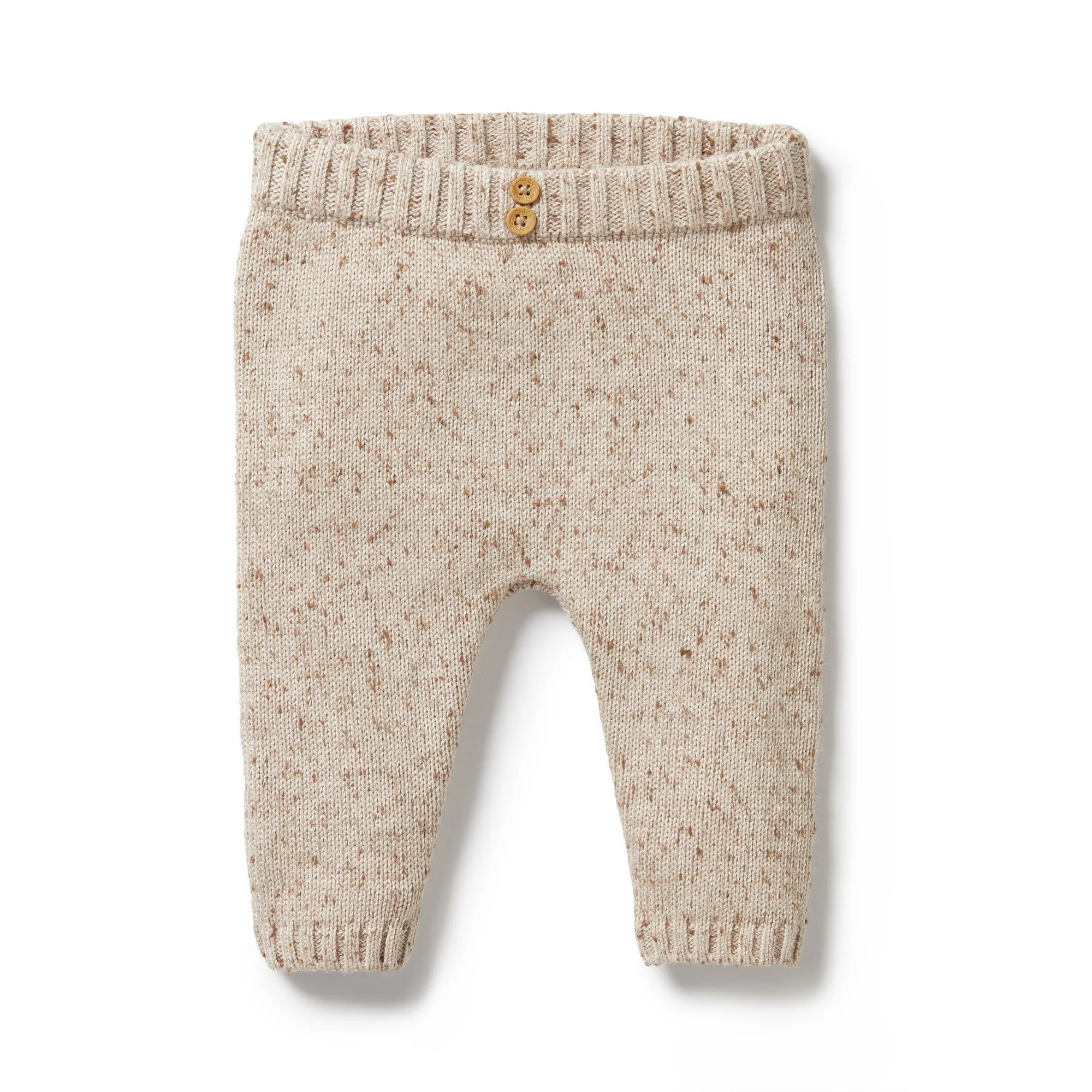 Wilson & Frenchy Knitted Jacquard Jumper - Almond Fleck