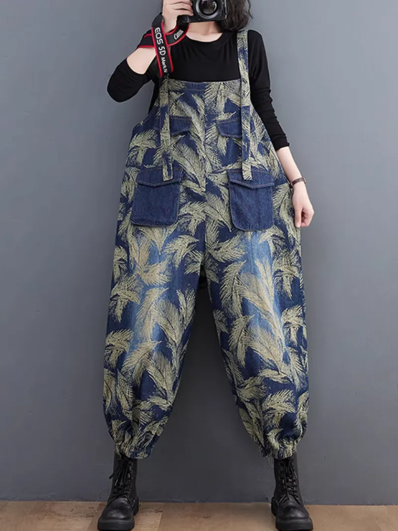 Women’s Summer Wear Comfortable Pocket Style Dungarees